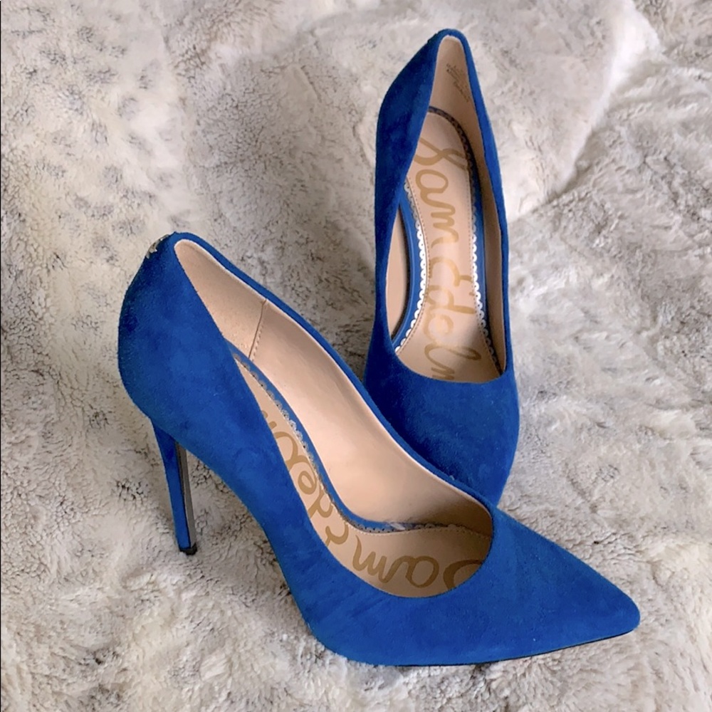 Blue Suede Pump